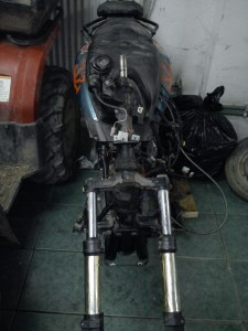 Aprilia SR 50 R Talmacsi accidentat