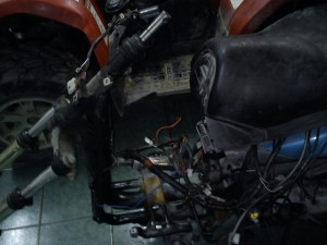 Aprilia SR 50 R Talmacsi accidentat