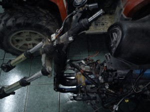 Aprilia SR 50 R Talmacsi accidentat