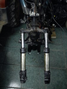 Aprilia SR 50 R Talmacsi accidentat