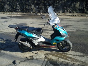 Aprilia SR 50 R - Talmacsi - 18 Februarie 2011